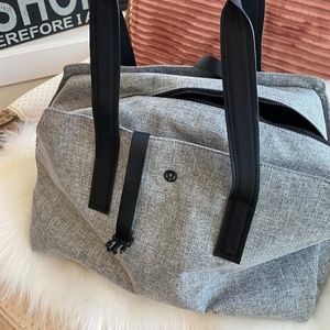 Lululemon Go Getter Bag Gray & Black
